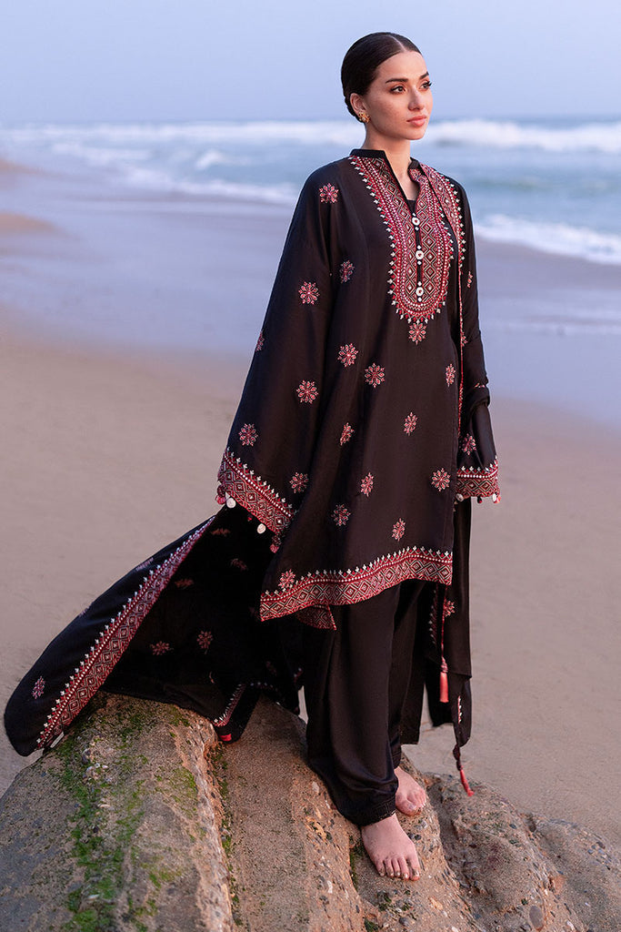 Cross Stitch | Cotton Satin 25 | RAVEN FOLK by Cross Stitch - Designer Dress  - Type : Ladies Clothes - Available at Libayah - 100% Original 