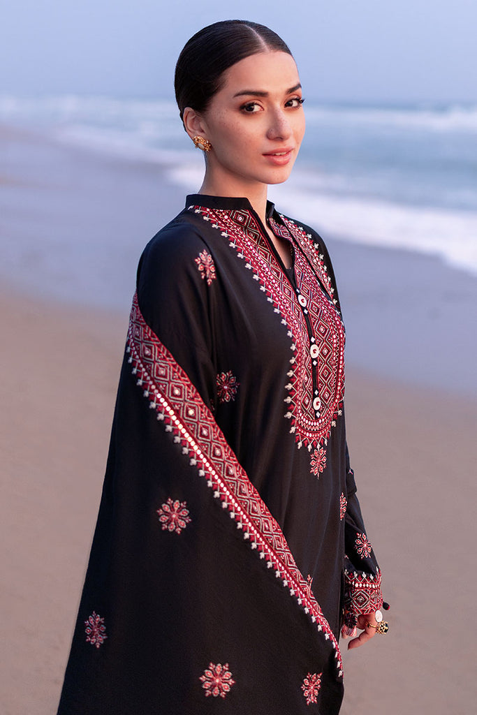 Cross Stitch | Cotton Satin 25 | RAVEN FOLK by Cross Stitch - Designer Dress  - Type : Ladies Clothes - Available at Libayah - 100% Original 