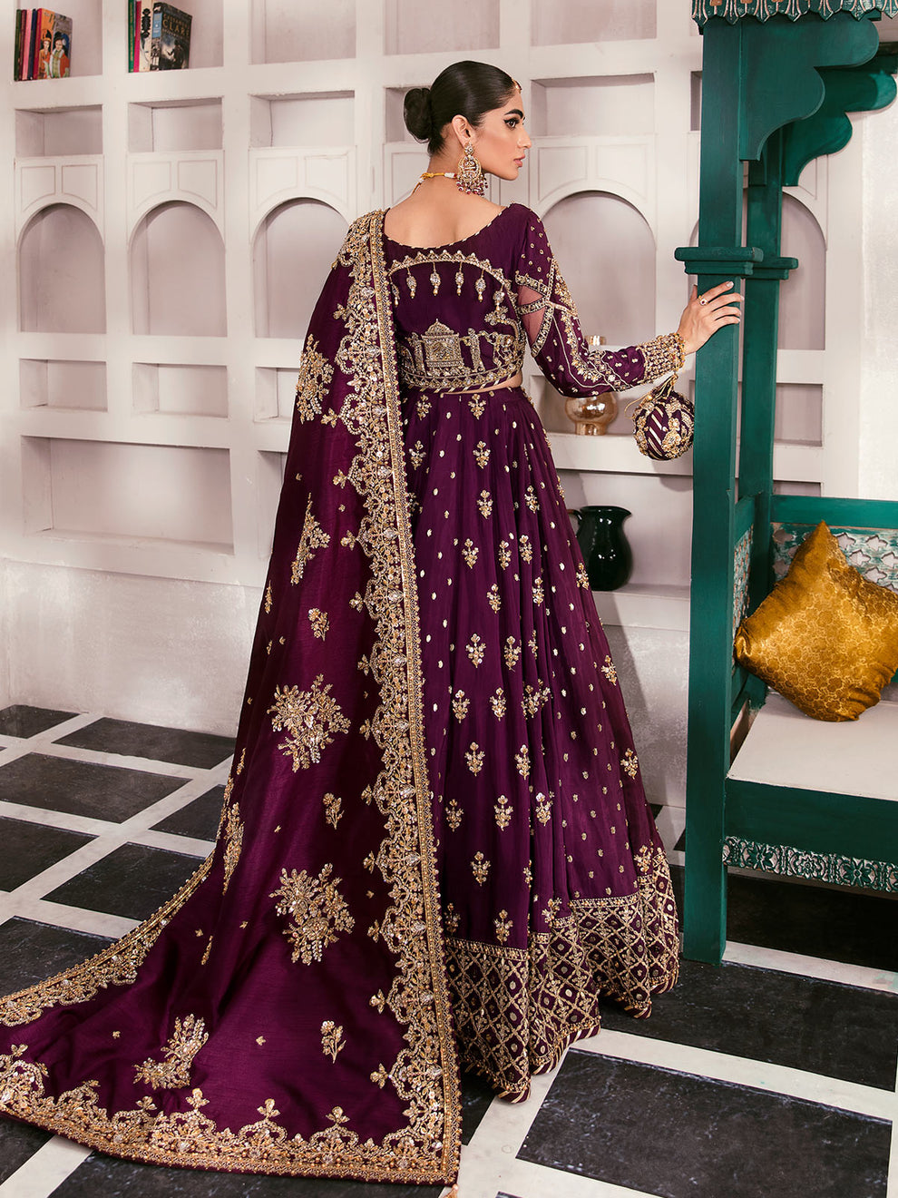 Gulaal | Wedding Formals | SHAZMINAH GL-WS-22V1-31 (LEHNGA AND CHOLI) by Gulaal - Designer Dress - Type: Ladies Clothes - Available at Libayah - 100% Original