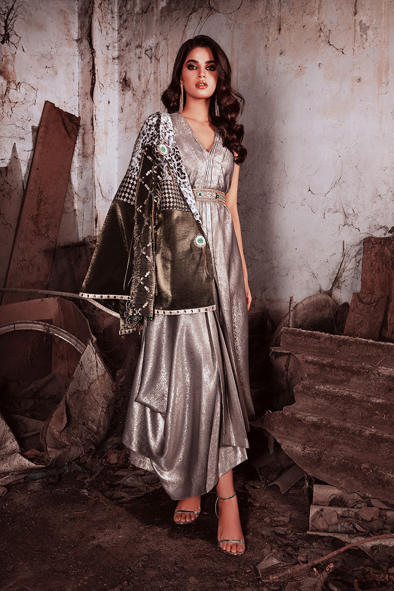 Wardha Saleem | Starlit Collection | LAMYA by Wardha Saleem - Designer Dress - Type: Ladies Clothes - Available at Libayah - 100% Original