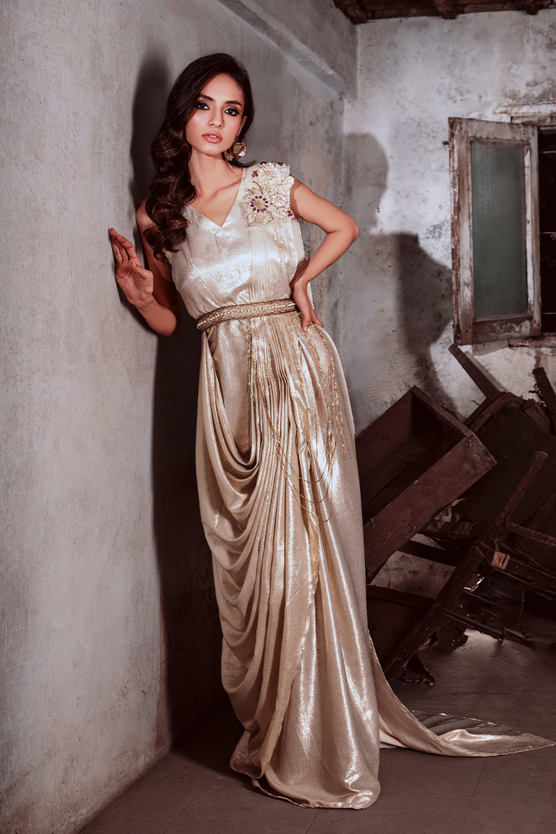 Wardha Saleem | Starlit Collection | VELINA by Wardha Saleem - Designer Dress - Type: Ladies Clothes - Available at Libayah - 100% Original