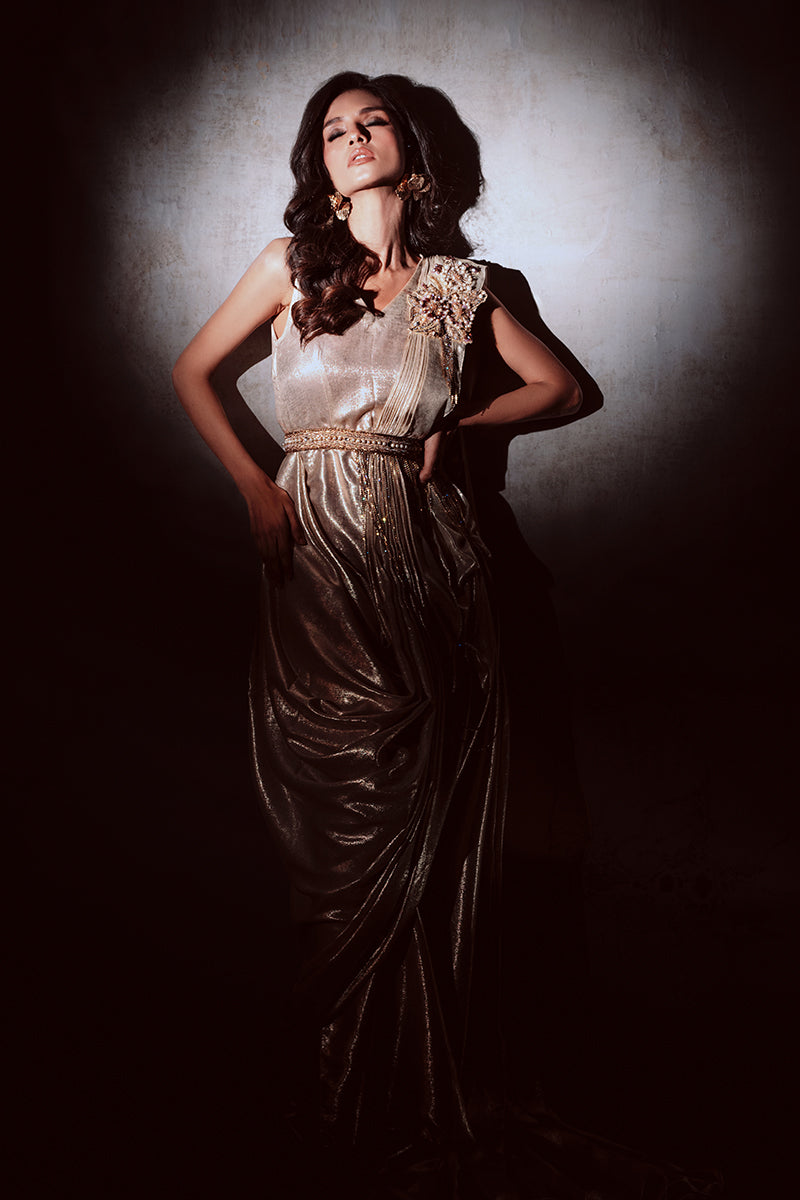 Wardha Saleem | Starlit Collection | VELINA by Wardha Saleem - Designer Dress - Type: Ladies Clothes - Available at Libayah - 100% Original