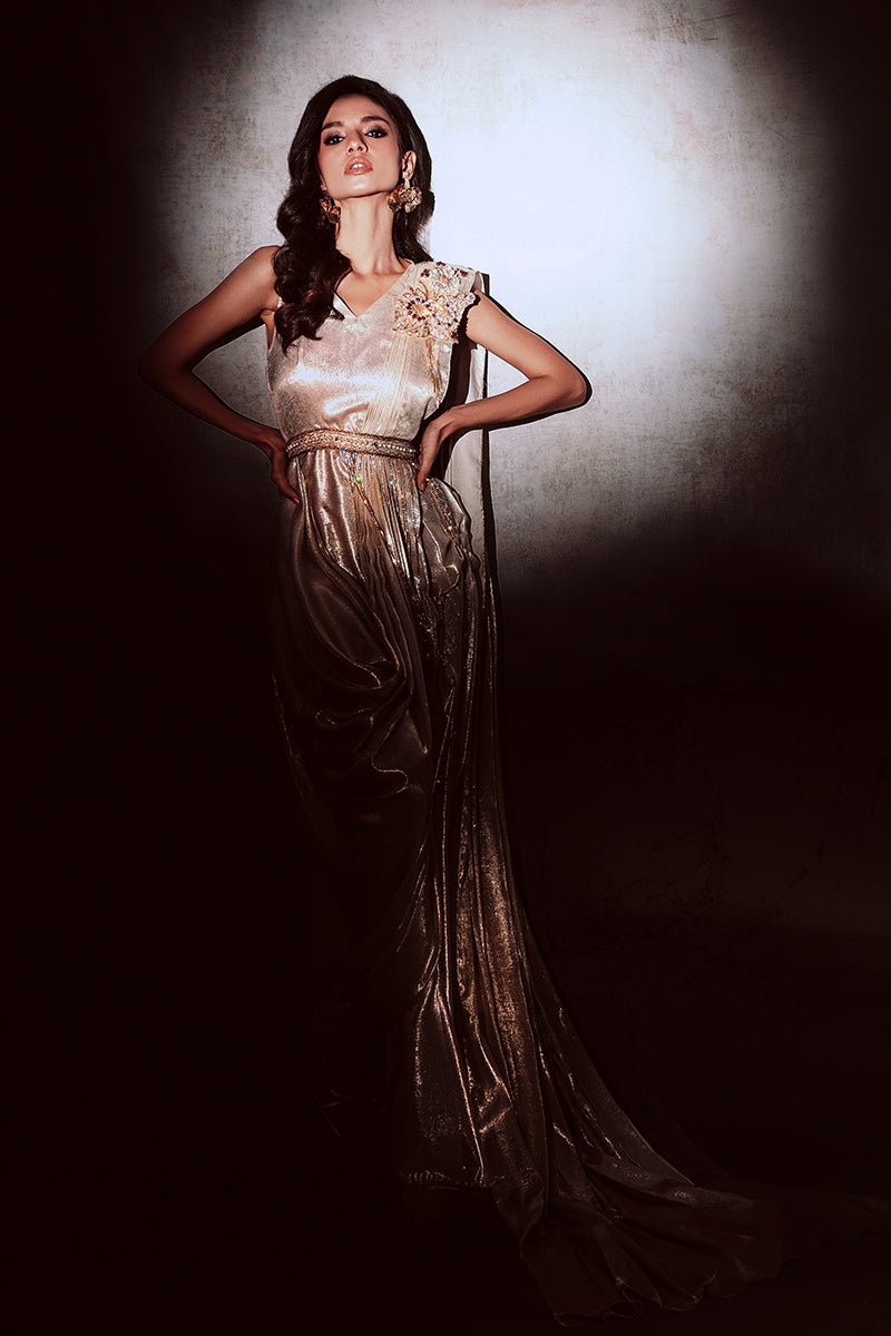 Wardha Saleem | Starlit Collection | VELINA by Wardha Saleem - Designer Dress - Type: Ladies Clothes - Available at Libayah - 100% Original