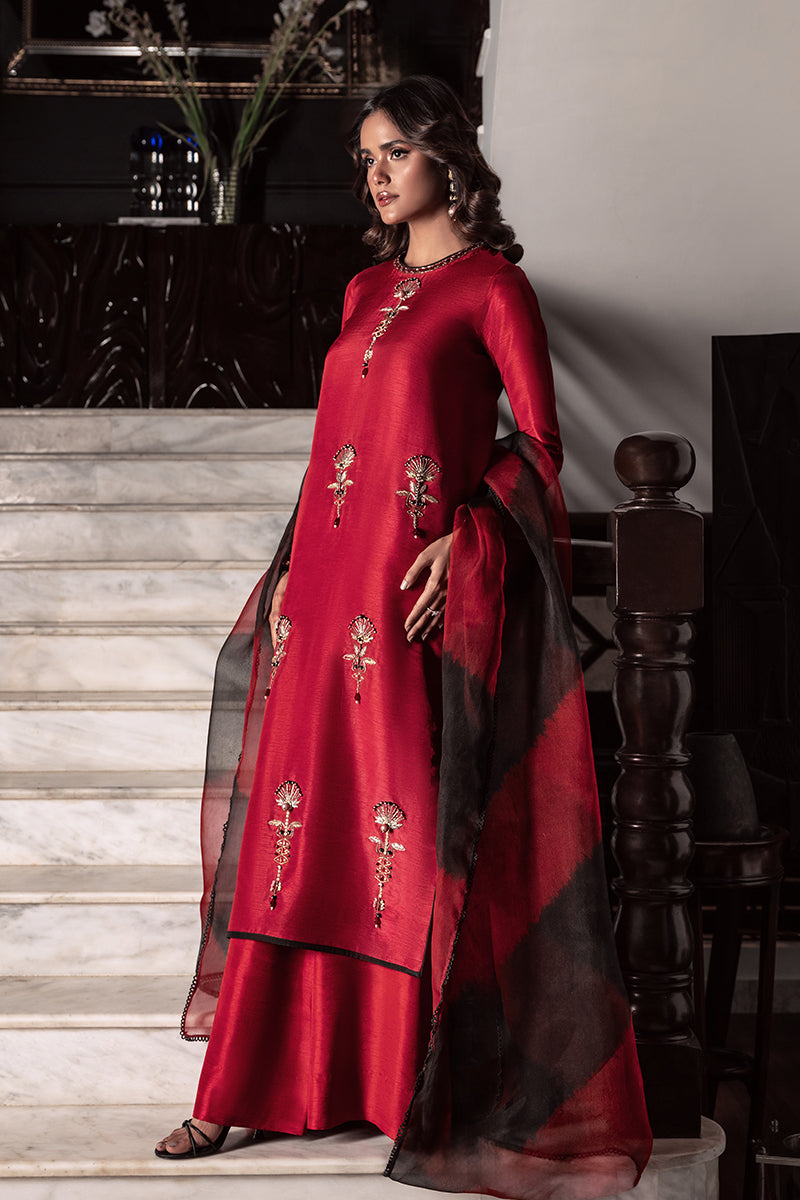 Wardha Saleem | Zimal Silk Edit | Amory by Wardha Saleem - Designer Dress  - Type : Ladies Clothes - Available at Libayah - 100% Original 
