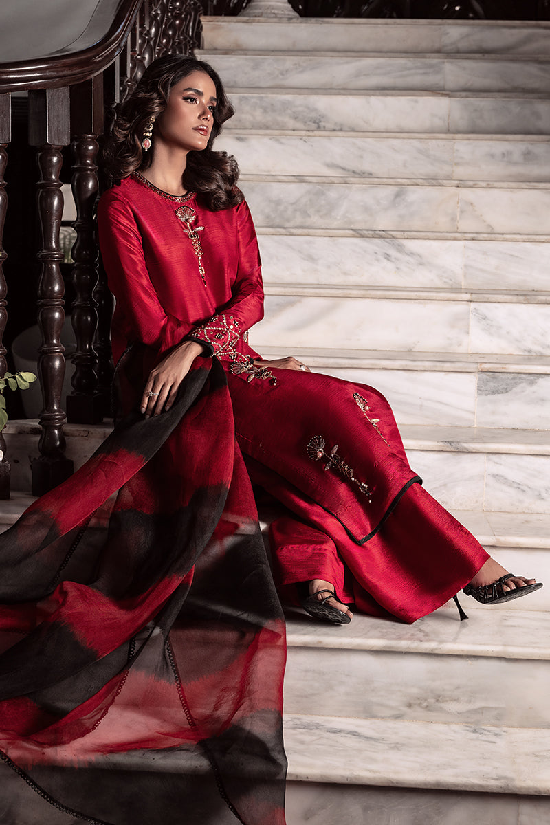 Wardha Saleem | Zimal Silk Edit | Amory by Wardha Saleem - Designer Dress  - Type : Ladies Clothes - Available at Libayah - 100% Original 