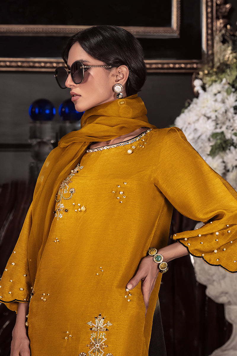Wardha Saleem | Zimal Silk Edit | Elise by Wardha Saleem - Designer Dress  - Type : Ladies Clothes - Available at Libayah - 100% Original 