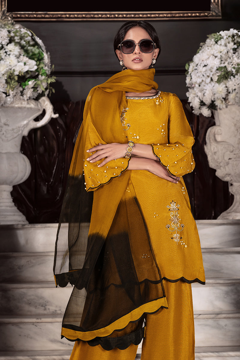 Wardha Saleem | Zimal Silk Edit | Elise by Wardha Saleem - Designer Dress  - Type : Ladies Clothes - Available at Libayah - 100% Original 