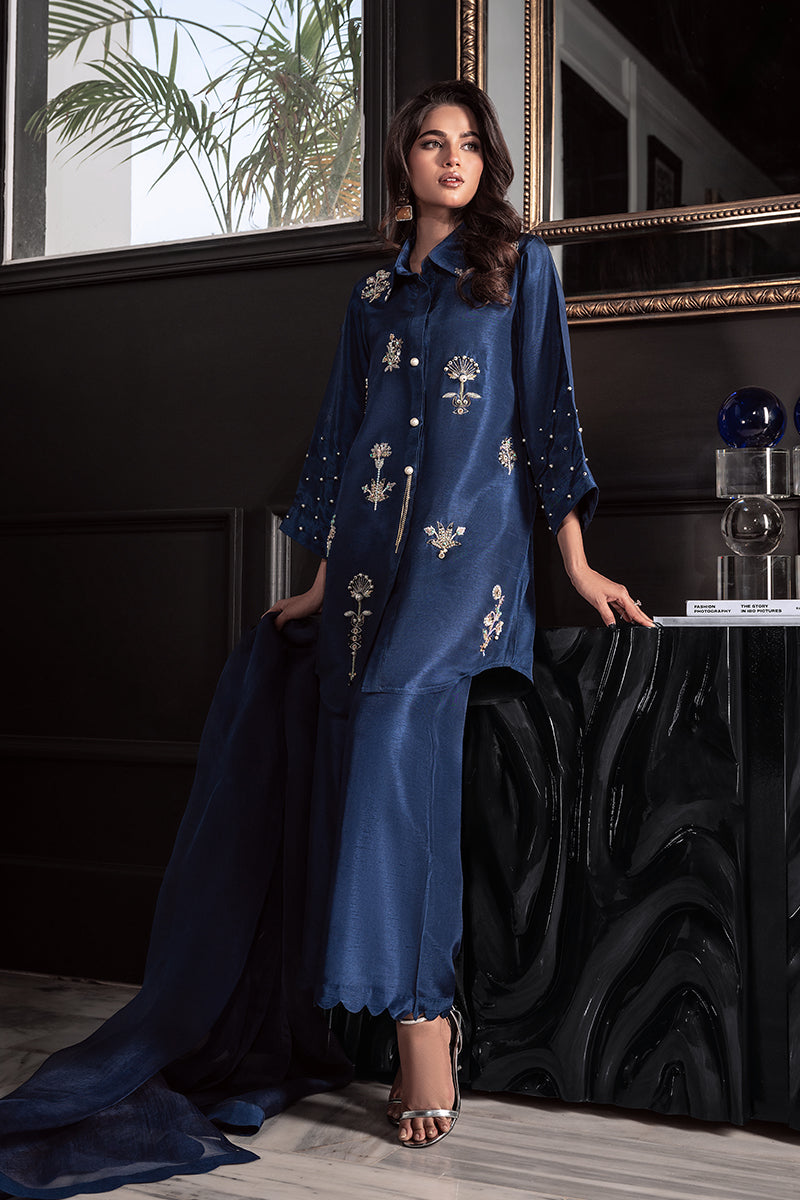 Wardha Saleem | Zimal Silk Edit | Romy by Wardha Saleem - Designer Dress  - Type : Ladies Clothes - Available at Libayah - 100% Original 