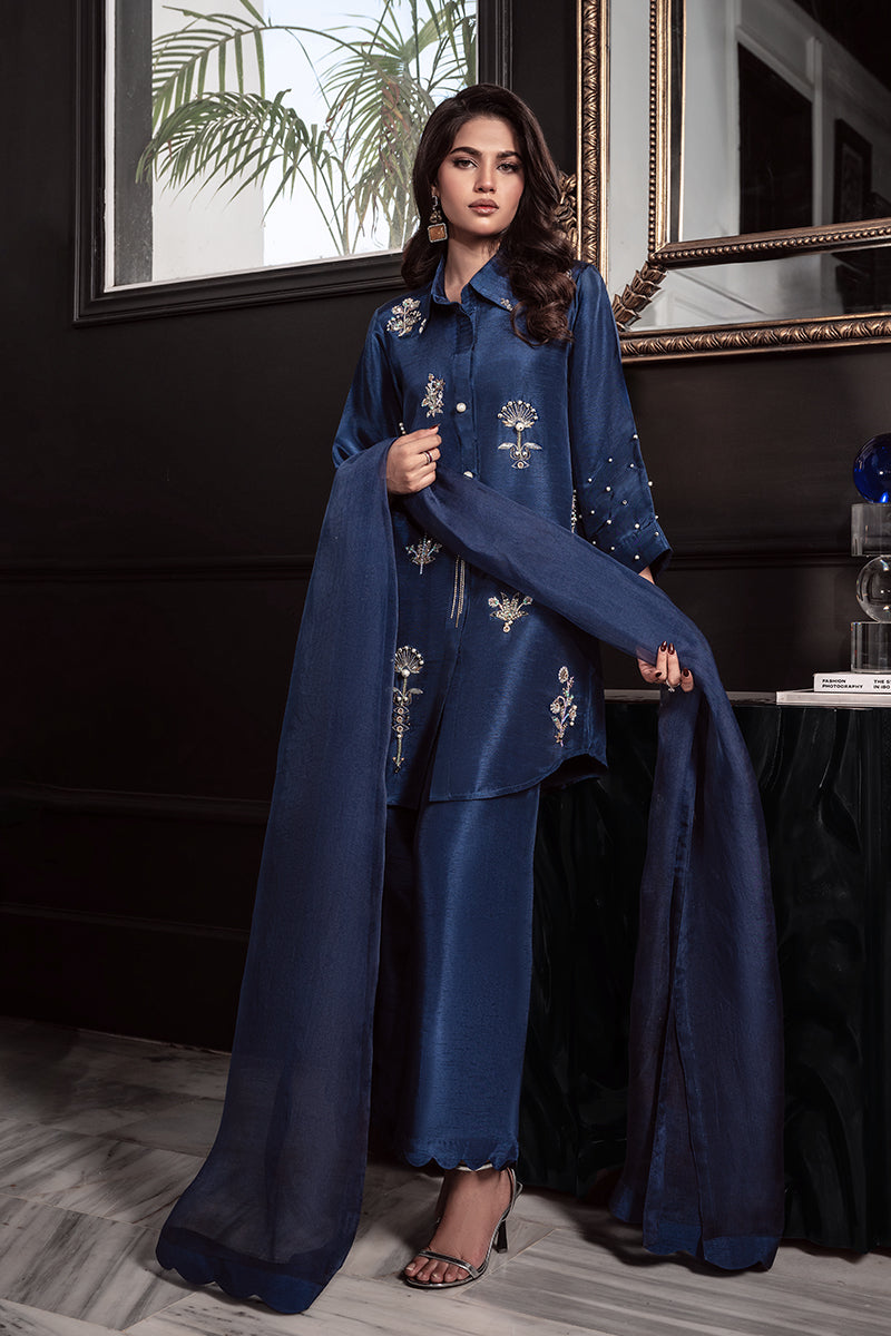 Wardha Saleem | Zimal Silk Edit | Romy by Wardha Saleem - Designer Dress  - Type : Ladies Clothes - Available at Libayah - 100% Original 