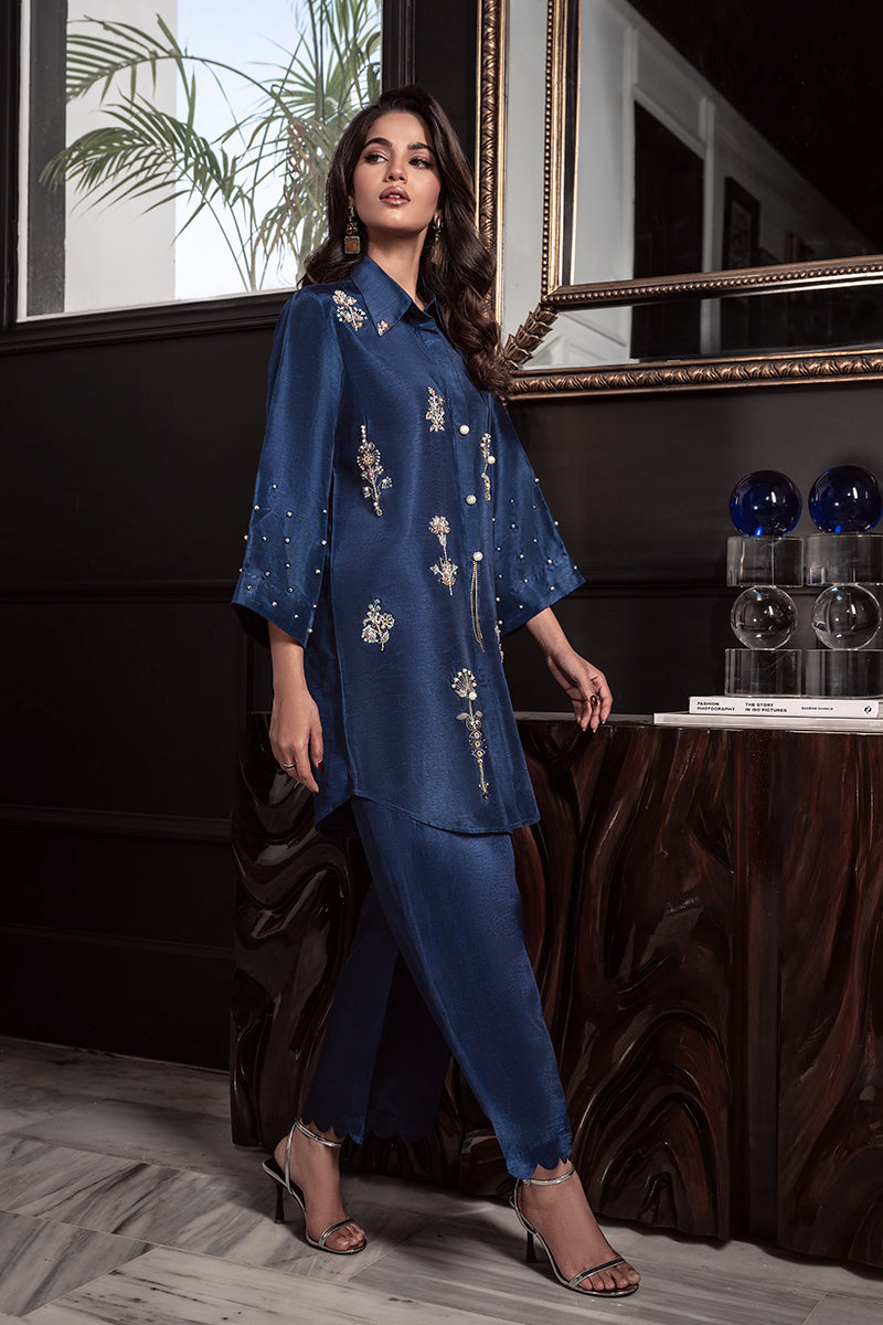 Wardha Saleem | Zimal Silk Edit | Romy by Wardha Saleem - Designer Dress  - Type : Ladies Clothes - Available at Libayah - 100% Original 