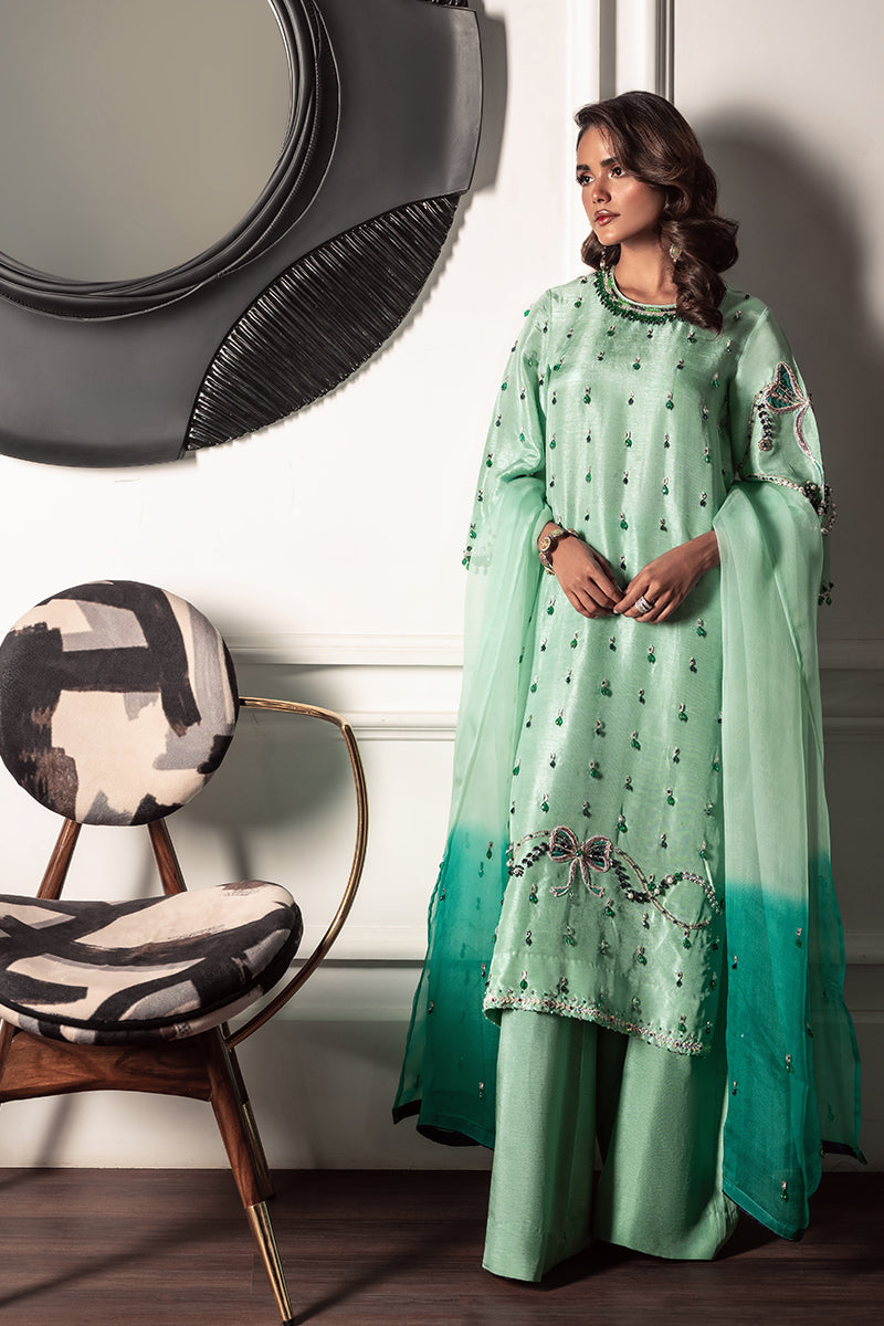 Wardha Saleem | Zimal Silk Edit | Louna by Wardha Saleem - Designer Dress  - Type : Ladies Clothes - Available at Libayah - 100% Original 