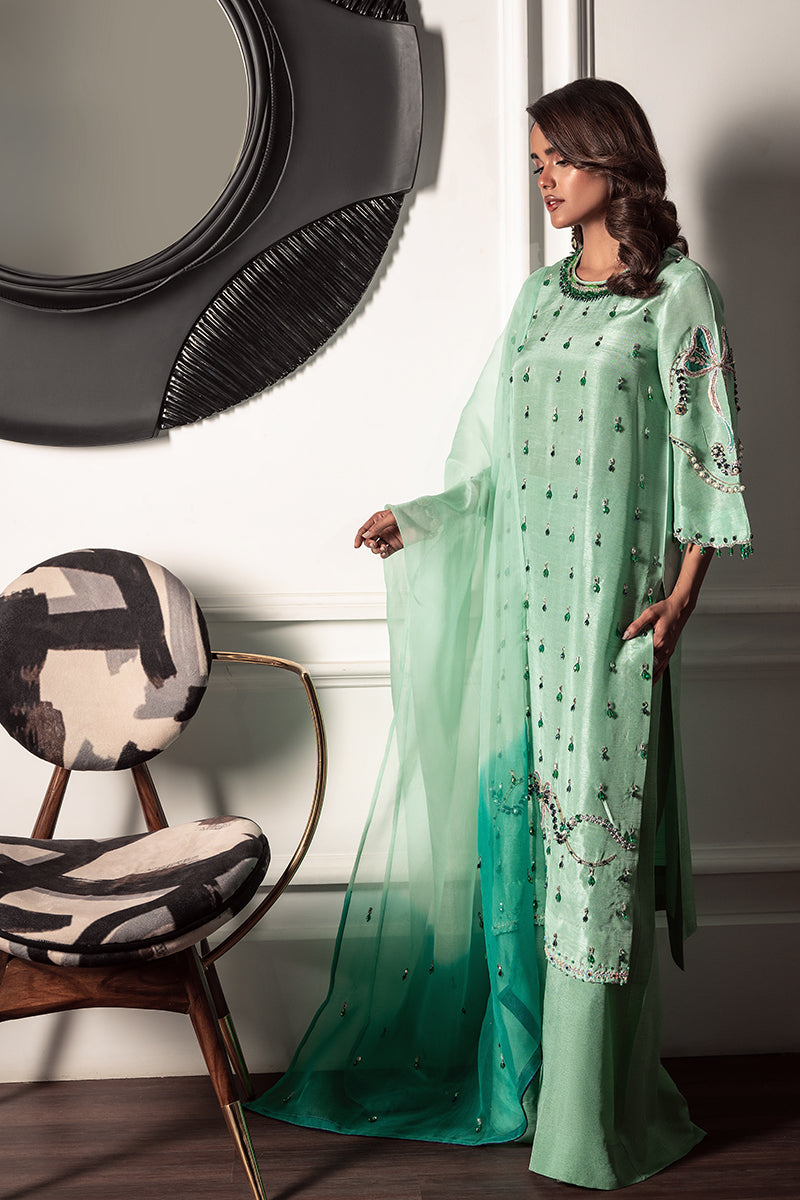 Wardha Saleem | Zimal Silk Edit | Louna by Wardha Saleem - Designer Dress  - Type : Ladies Clothes - Available at Libayah - 100% Original 