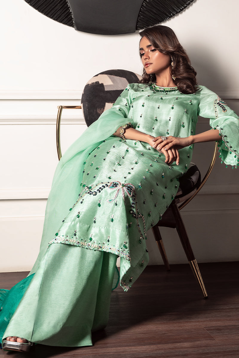 Wardha Saleem | Zimal Silk Edit | Louna by Wardha Saleem - Designer Dress  - Type : Ladies Clothes - Available at Libayah - 100% Original 