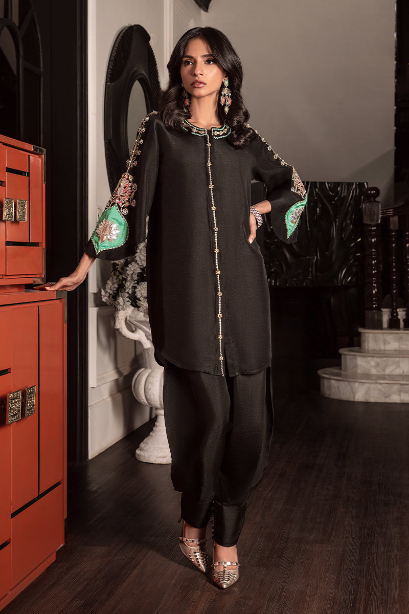 Wardha Saleem | Zimal Silk Edit | Evania by Wardha Saleem - Designer Dress  - Type : Ladies Clothes - Available at Libayah - 100% Original 