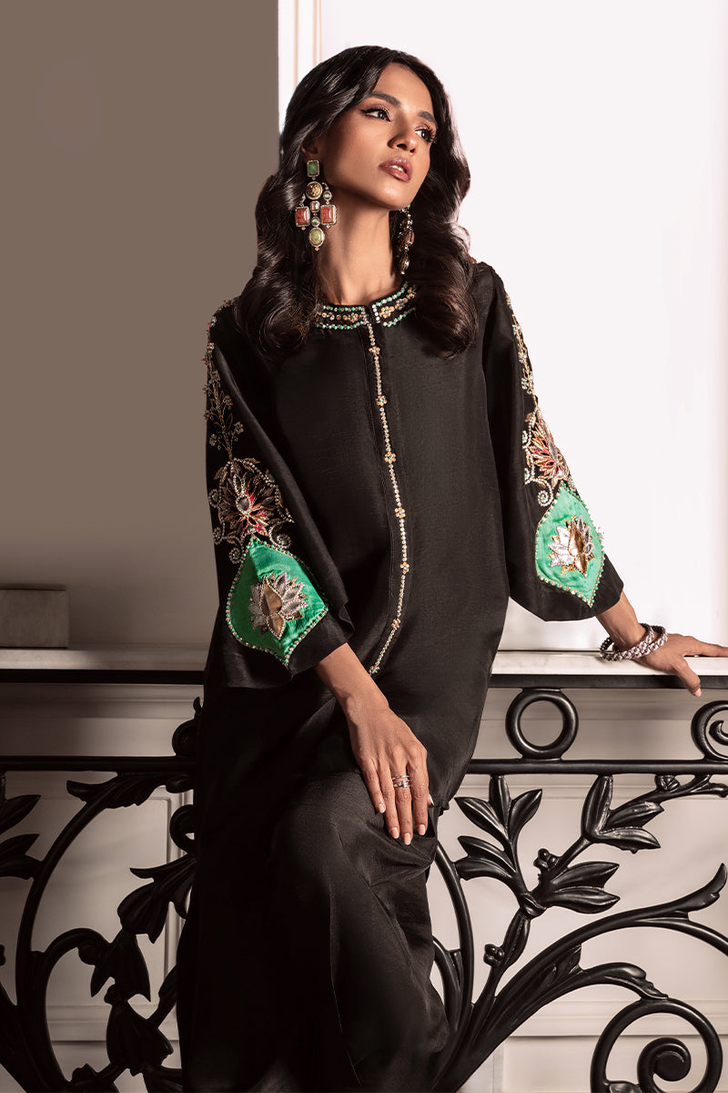 Wardha Saleem | Zimal Silk Edit | Evania by Wardha Saleem - Designer Dress  - Type : Ladies Clothes - Available at Libayah - 100% Original 