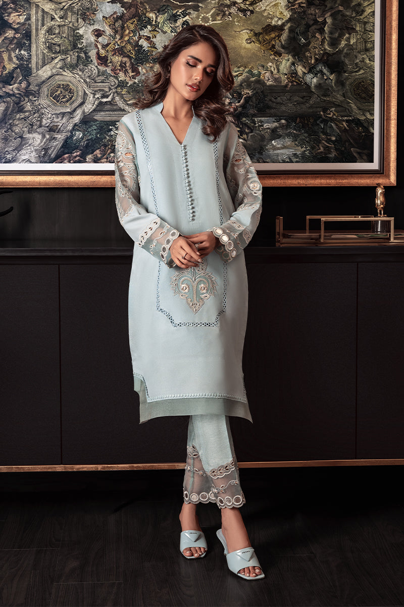 Wardha Saleem | Zimal Silk Edit | Vianne by Wardha Saleem - Designer Dress  - Type : Ladies Clothes - Available at Libayah - 100% Original 