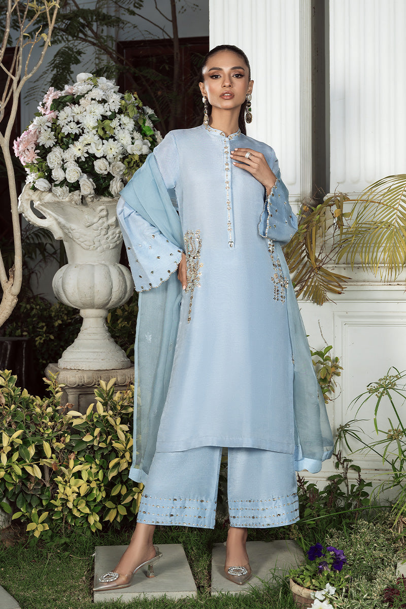 Wardha Saleem | Zimal Silk Edit | Parisa by Wardha Saleem - Designer Dress  - Type : Ladies Clothes - Available at Libayah - 100% Original 