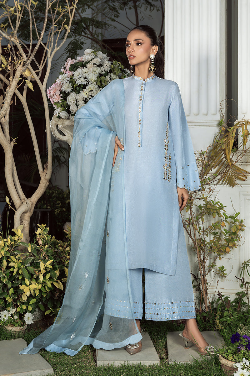 Wardha Saleem | Zimal Silk Edit | Parisa by Wardha Saleem - Designer Dress  - Type : Ladies Clothes - Available at Libayah - 100% Original 