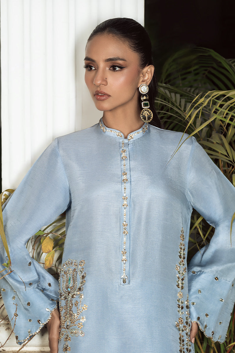 Wardha Saleem | Zimal Silk Edit | Parisa by Wardha Saleem - Designer Dress  - Type : Ladies Clothes - Available at Libayah - 100% Original 