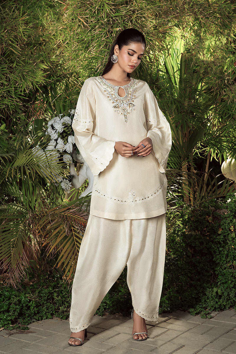 Wardha Saleem | Zimal Silk Edit | Nahel by Wardha Saleem - Designer Dress  - Type : Ladies Clothes - Available at Libayah - 100% Original 