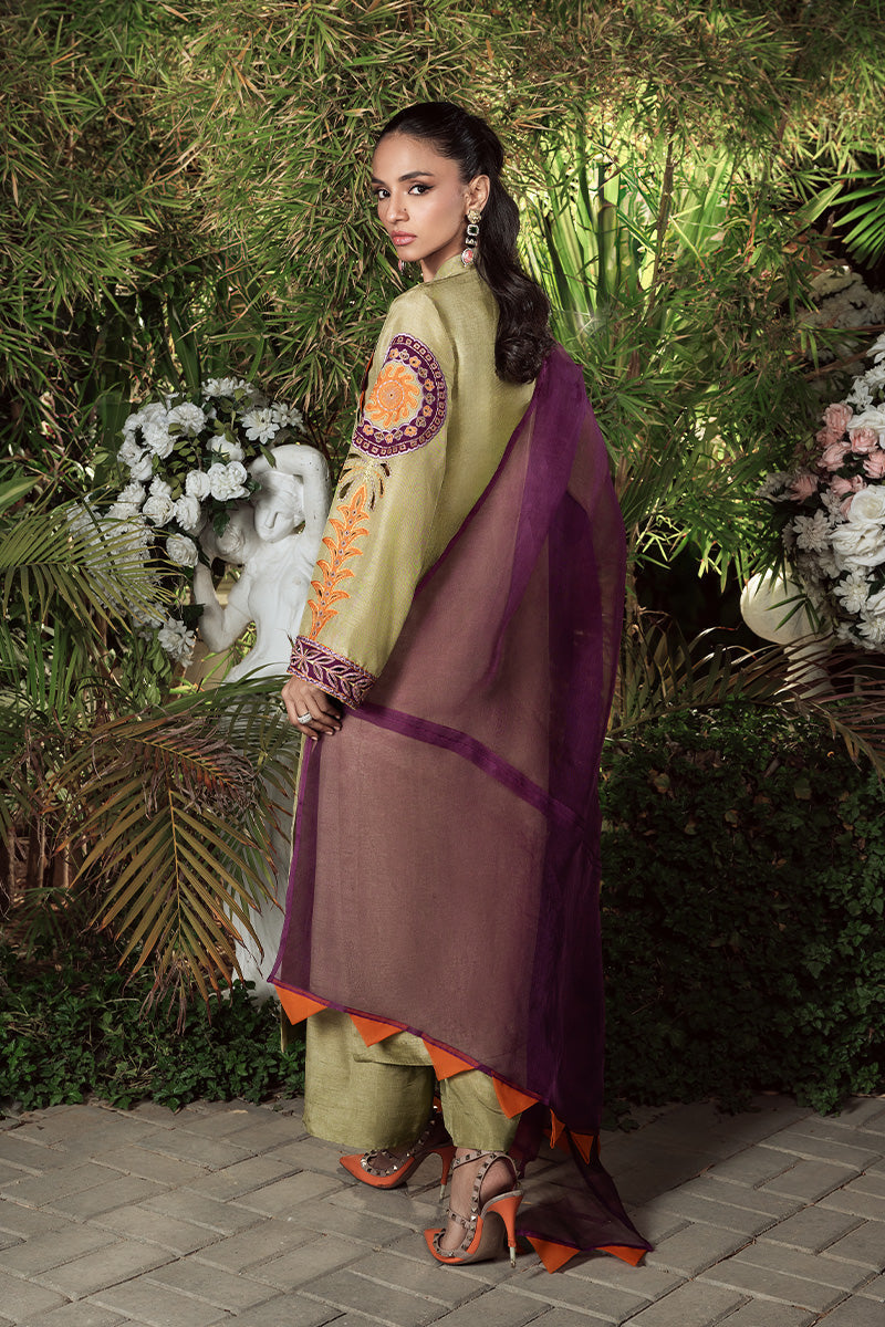 Wardha Saleem | Zimal Silk Edit | Raneem by Wardha Saleem - Designer Dress  - Type : Ladies Clothes - Available at Libayah - 100% Original 