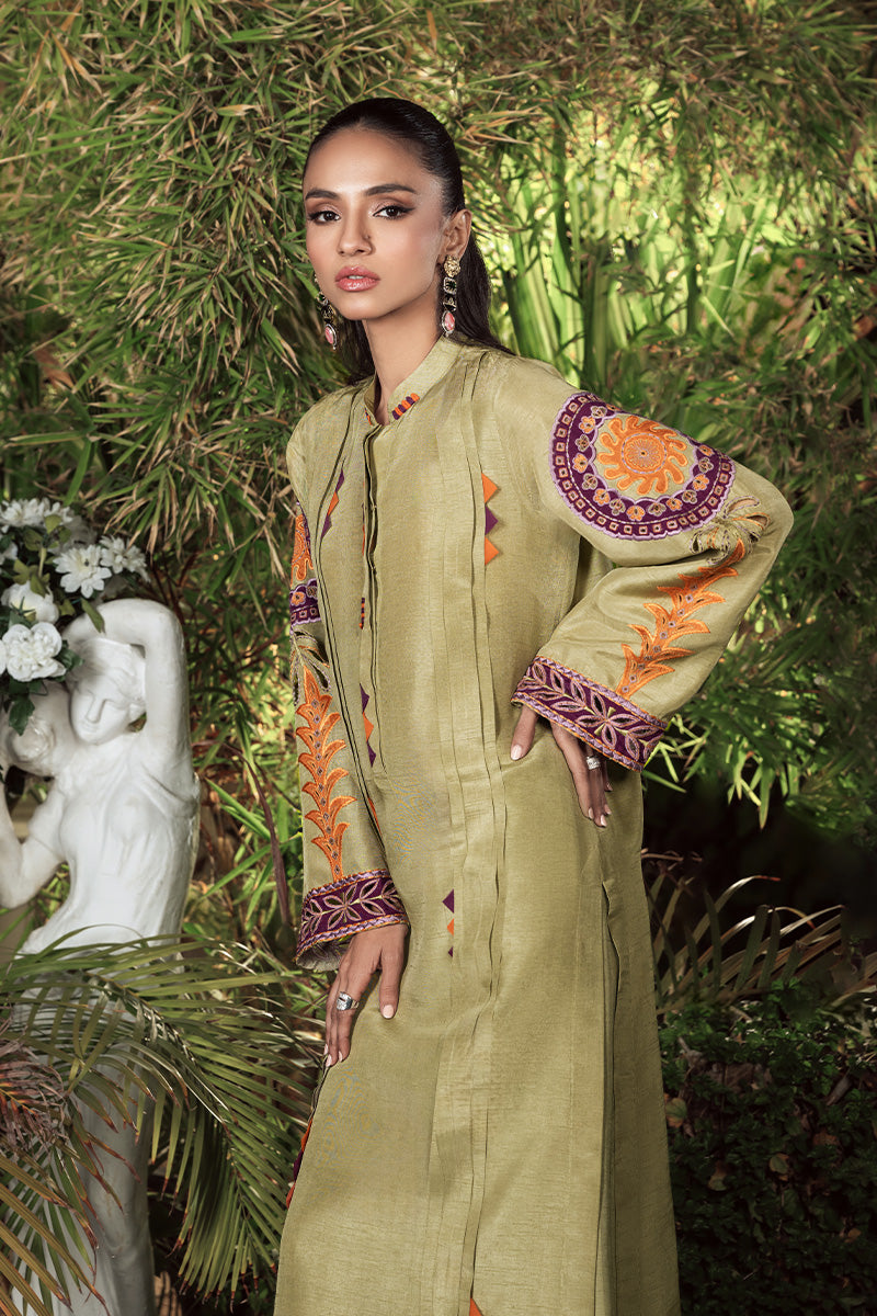 Wardha Saleem | Zimal Silk Edit | Raneem by Wardha Saleem - Designer Dress  - Type : Ladies Clothes - Available at Libayah - 100% Original 