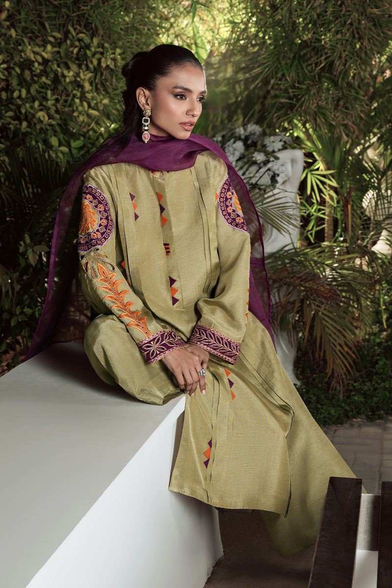 Wardha Saleem | Zimal Silk Edit | Raneem by Wardha Saleem - Designer Dress  - Type : Ladies Clothes - Available at Libayah - 100% Original 