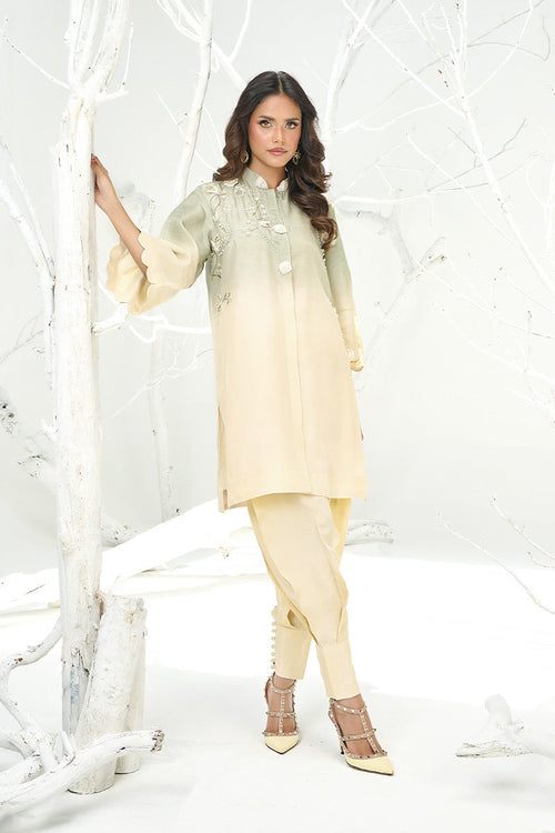 Wardha Saleem | Zimal Silk Edit | Zoha by Wardha Saleem - Designer Dress  - Type : Ladies Clothes - Available at Libayah - 100% Original 