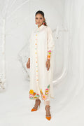 Wardha Saleem | Zimal Silk Edit | Nia (Pure Raw-Silk) by Wardha Saleem - Designer Dress  - Type : Ladies Clothes - Available at Libayah - 100% Original 