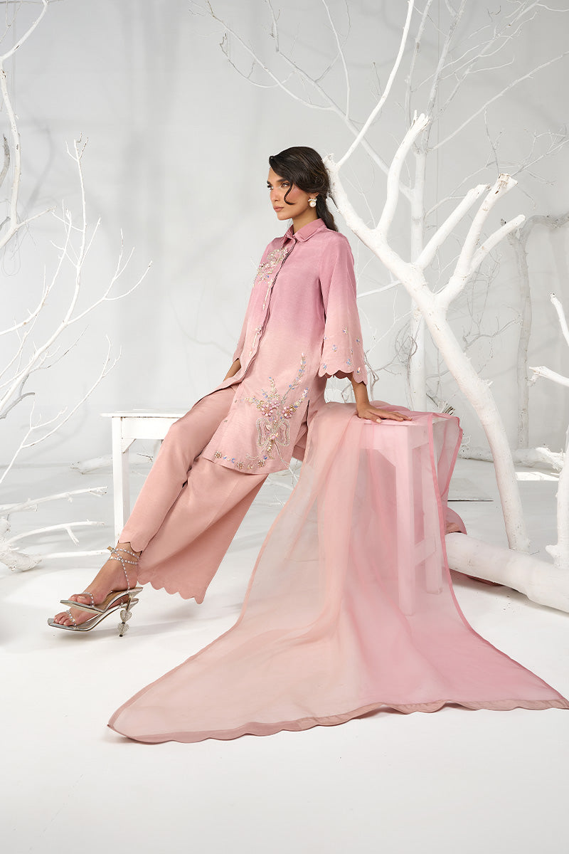 Wardha Saleem | Zimal Silk Edit | Sauha by Wardha Saleem - Designer Dress  - Type : Ladies Clothes - Available at Libayah - 100% Original 