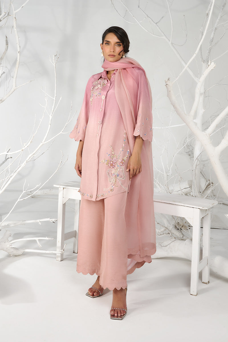 Wardha Saleem | Zimal Silk Edit | Sauha by Wardha Saleem - Designer Dress  - Type : Ladies Clothes - Available at Libayah - 100% Original 