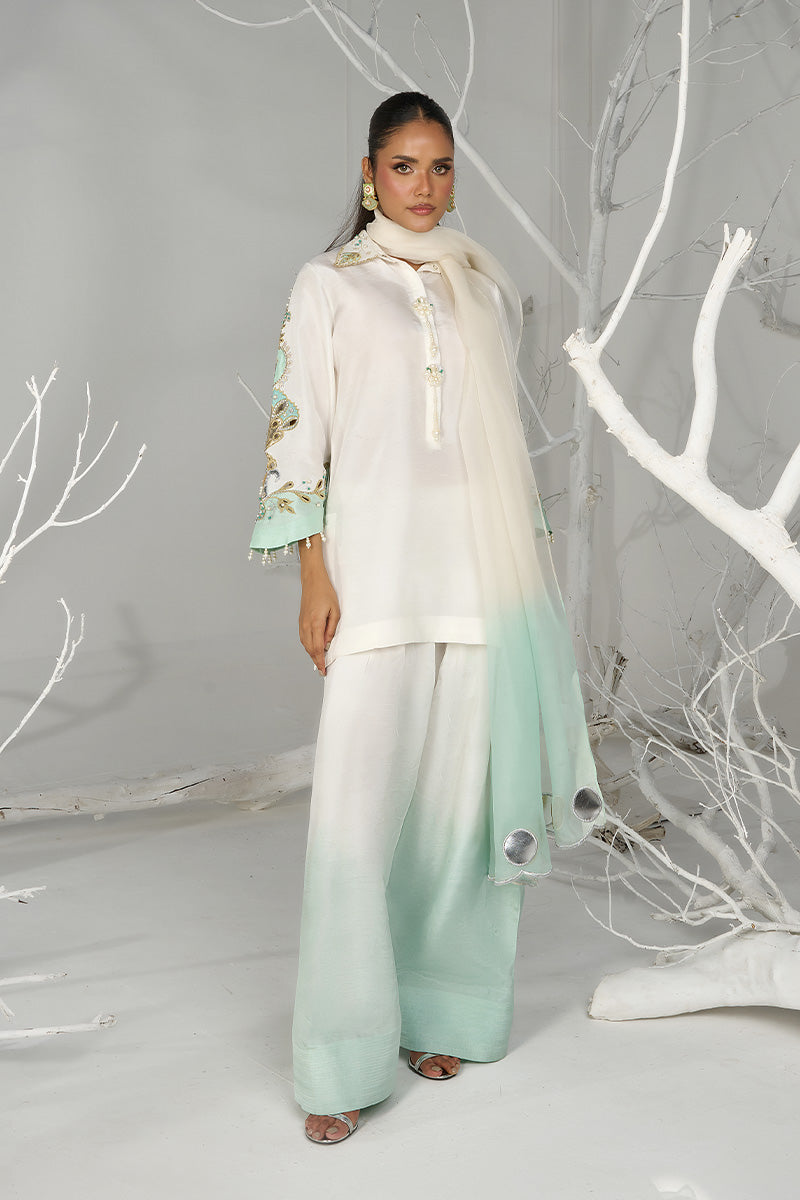 Wardha Saleem | Zimal Silk Edit | Saha by Wardha Saleem - Designer Dress  - Type : Ladies Clothes - Available at Libayah - 100% Original 