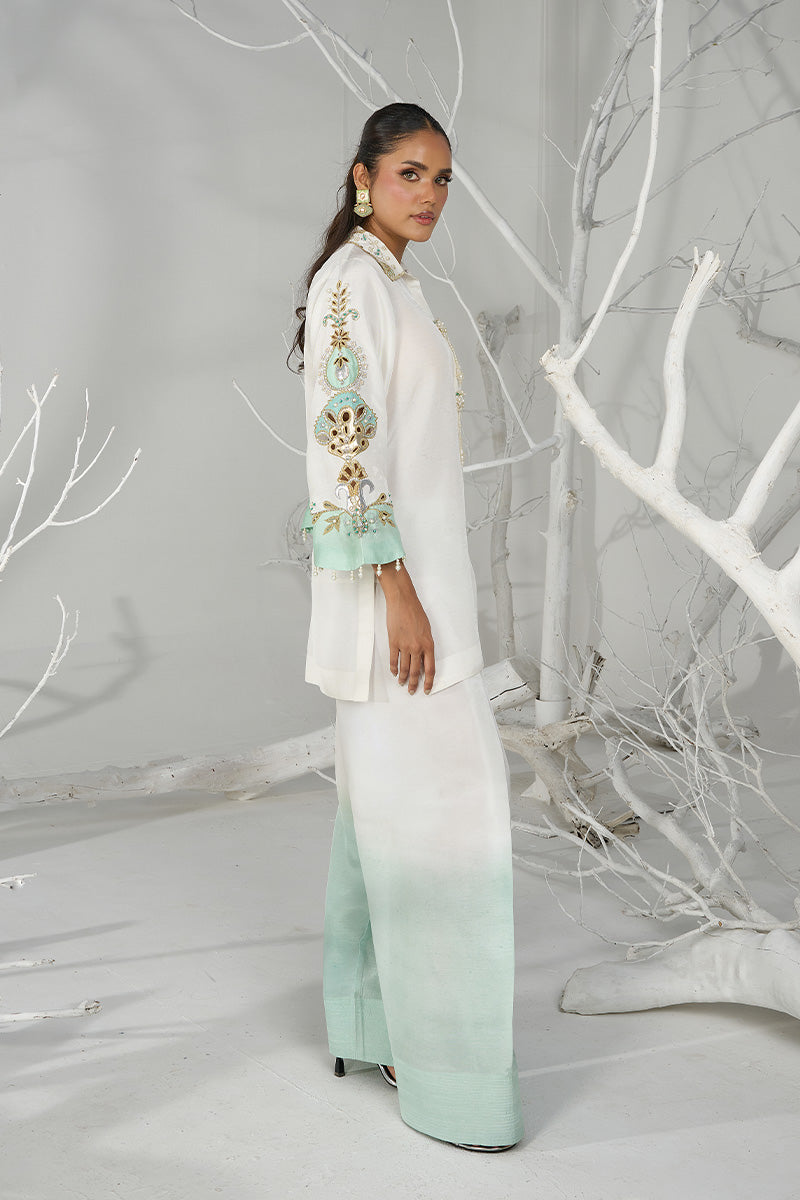 Wardha Saleem | Zimal Silk Edit | Saha by Wardha Saleem - Designer Dress  - Type : Ladies Clothes - Available at Libayah - 100% Original 