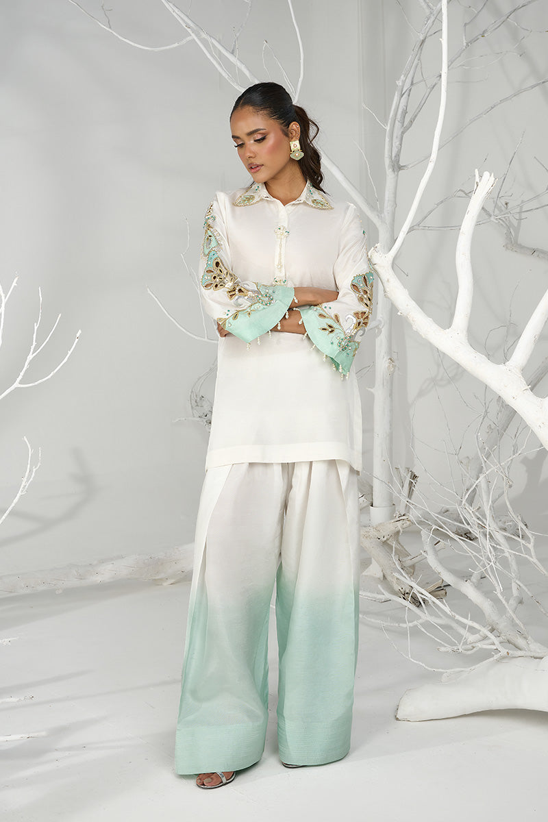 Wardha Saleem | Zimal Silk Edit | Saha by Wardha Saleem - Designer Dress  - Type : Ladies Clothes - Available at Libayah - 100% Original 