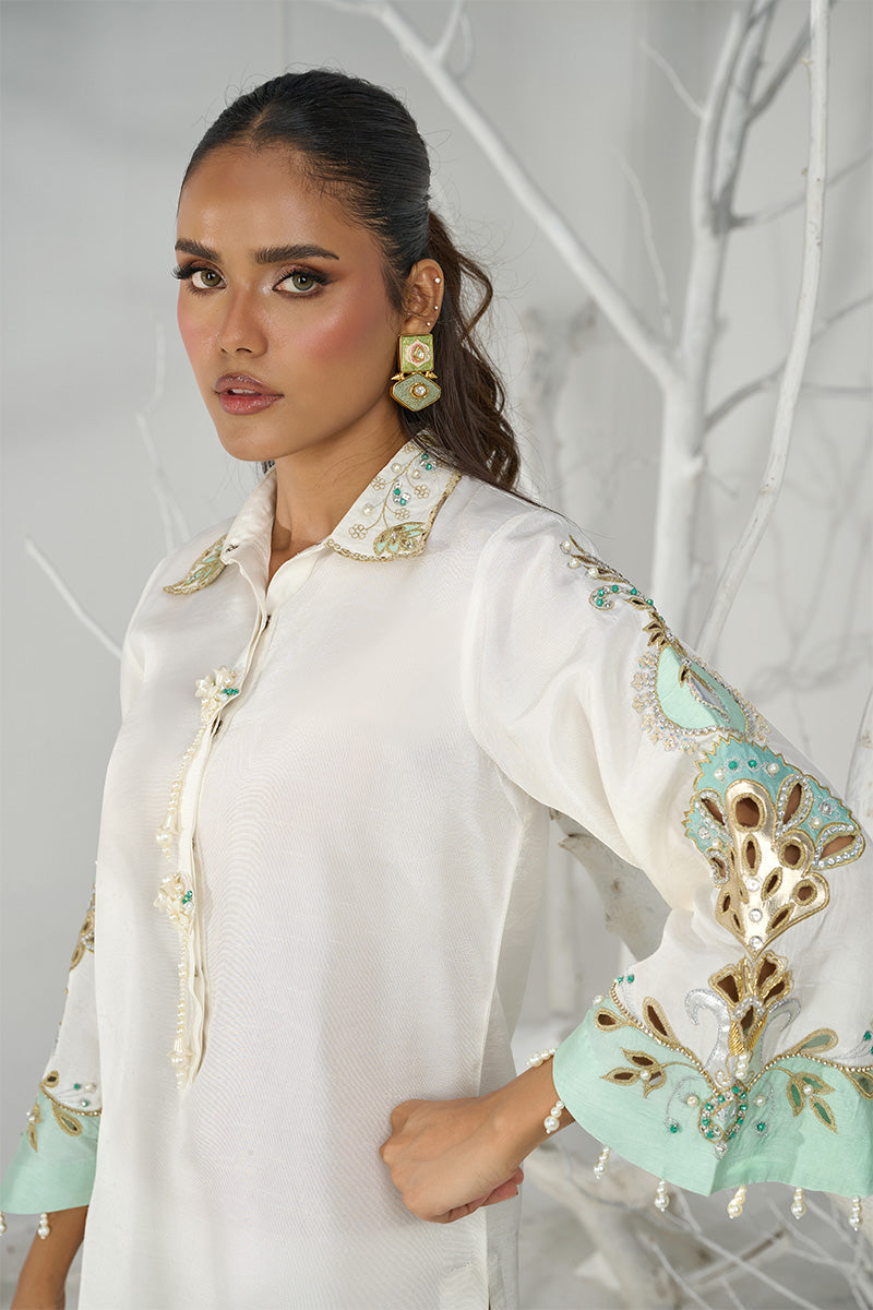 Wardha Saleem | Zimal Silk Edit | Saha by Wardha Saleem - Designer Dress  - Type : Ladies Clothes - Available at Libayah - 100% Original 