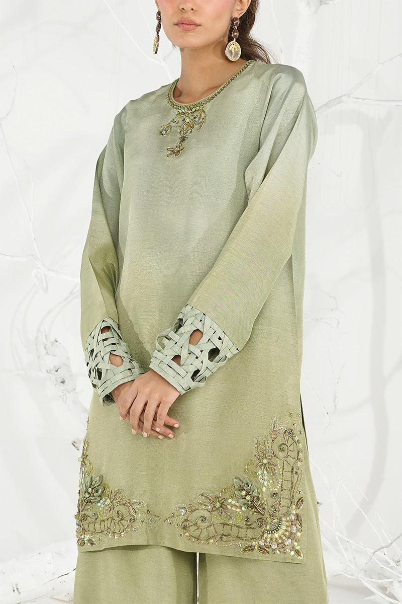 Wardha Saleem | Zimal Silk Edit | Sila by Wardha Saleem - Designer Dress  - Type : Ladies Clothes - Available at Libayah - 100% Original 