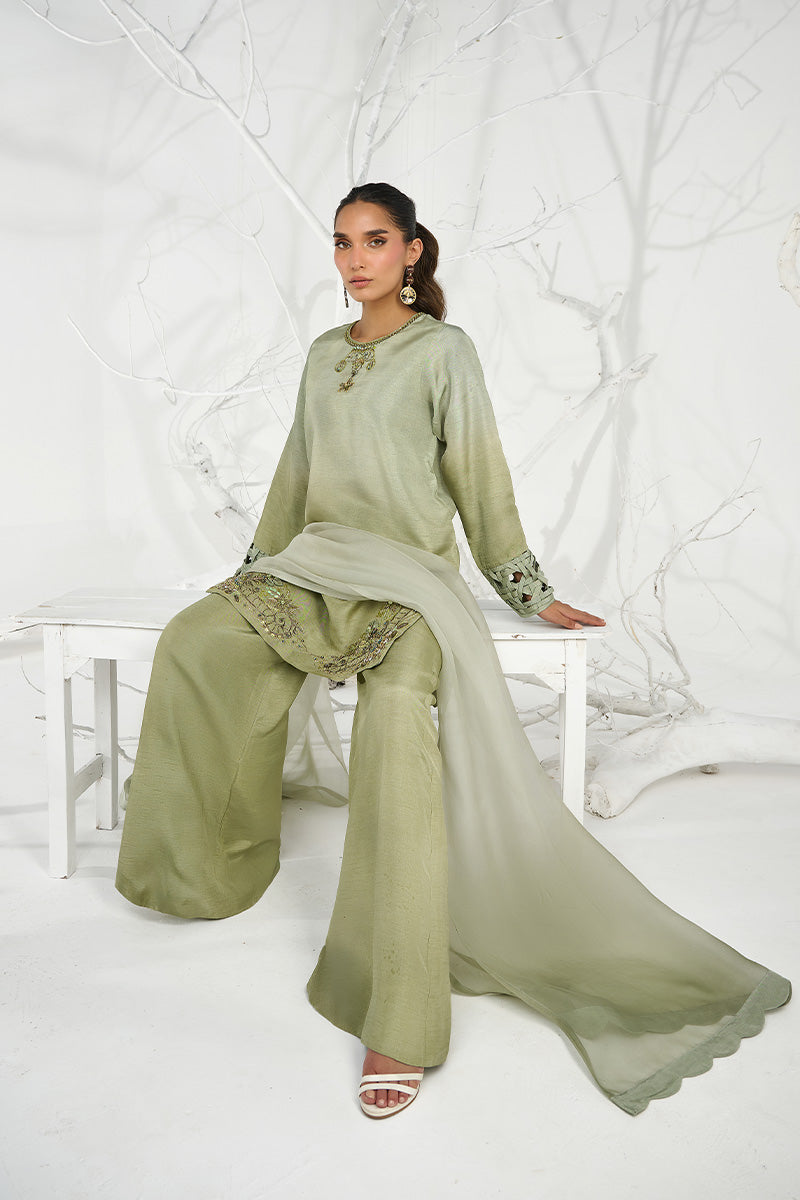 Wardha Saleem | Zimal Silk Edit | Sila by Wardha Saleem - Designer Dress  - Type : Ladies Clothes - Available at Libayah - 100% Original 