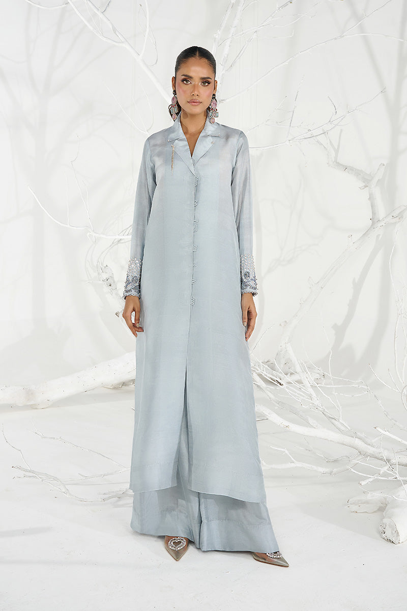 Wardha Saleem | Zimal Silk Edit | Amal (Pure Raw-Silk) by Wardha Saleem - Designer Dress  - Type : Ladies Clothes - Available at Libayah - 100% Original 