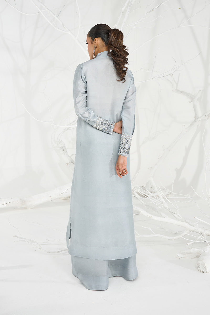 Wardha Saleem | Zimal Silk Edit | Amal (Pure Raw-Silk) by Wardha Saleem - Designer Dress  - Type : Ladies Clothes - Available at Libayah - 100% Original 