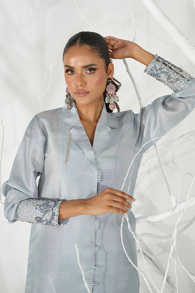 Wardha Saleem | Zimal Silk Edit | Amal (Pure Raw-Silk) by Wardha Saleem - Designer Dress  - Type : Ladies Clothes - Available at Libayah - 100% Original 