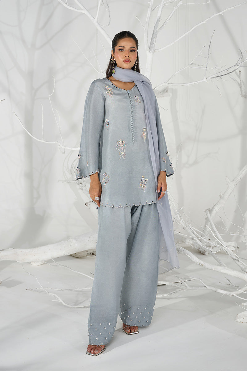 Wardha Saleem | Zimal Silk Edit | Roha by Wardha Saleem - Designer Dress  - Type : Ladies Clothes - Available at Libayah - 100% Original 