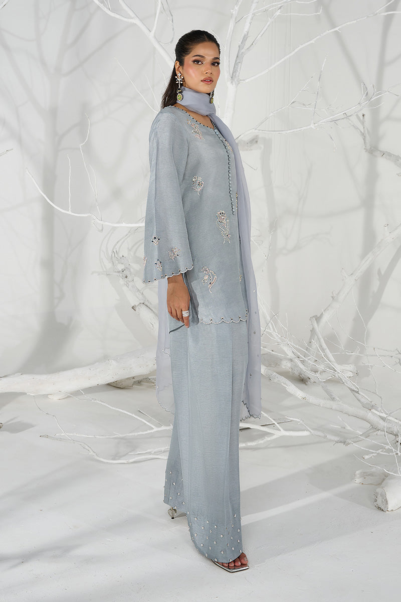 Wardha Saleem | Zimal Silk Edit | Roha by Wardha Saleem - Designer Dress  - Type : Ladies Clothes - Available at Libayah - 100% Original 