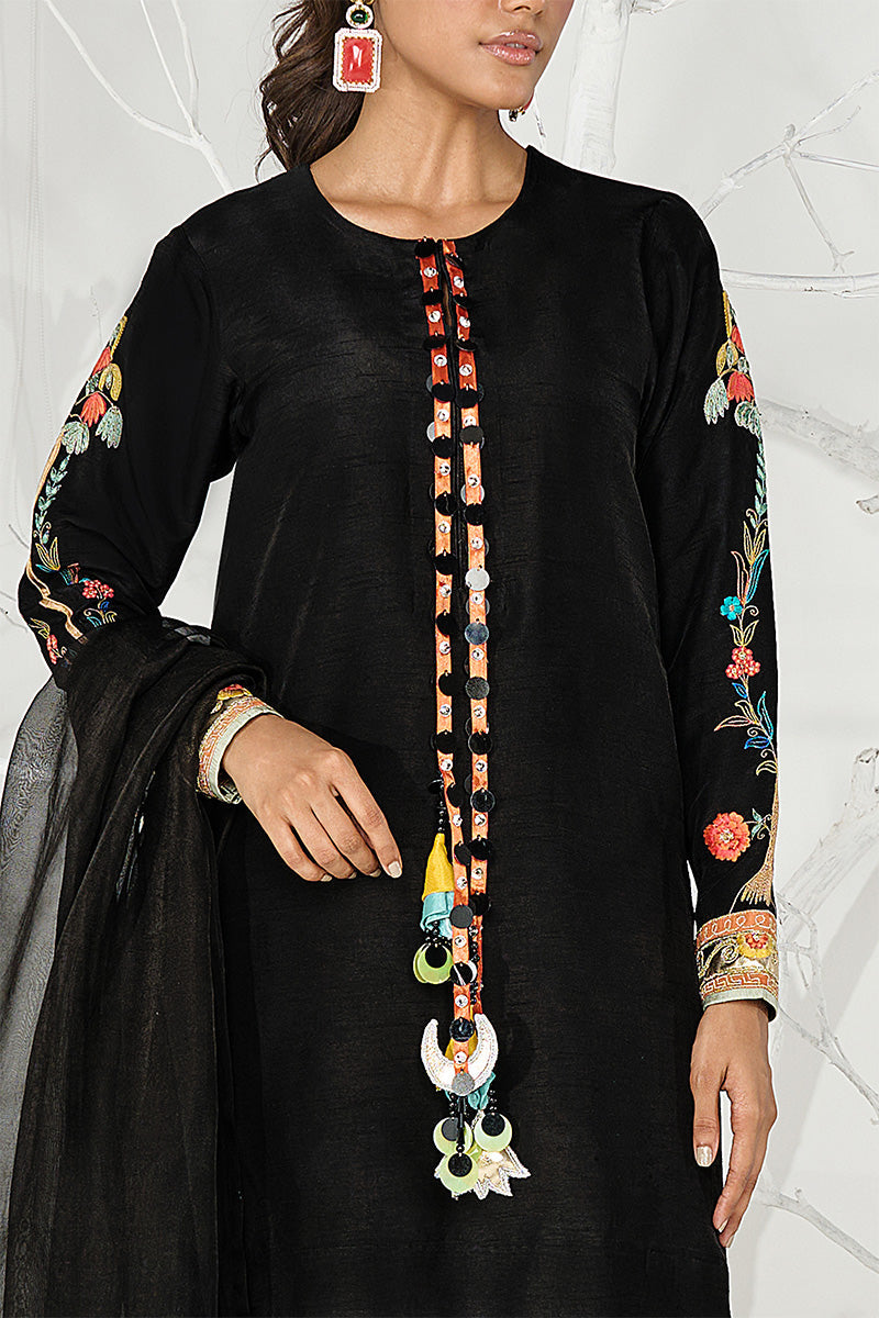 Wardha Saleem | Zimal Silk Edit | Siba by Wardha Saleem - Designer Dress  - Type : Ladies Clothes - Available at Libayah - 100% Original 