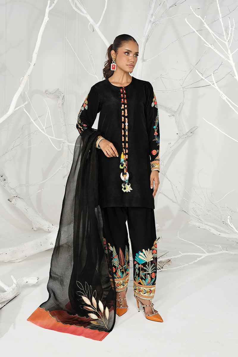 Wardha Saleem | Zimal Silk Edit | Siba by Wardha Saleem - Designer Dress  - Type : Ladies Clothes - Available at Libayah - 100% Original 