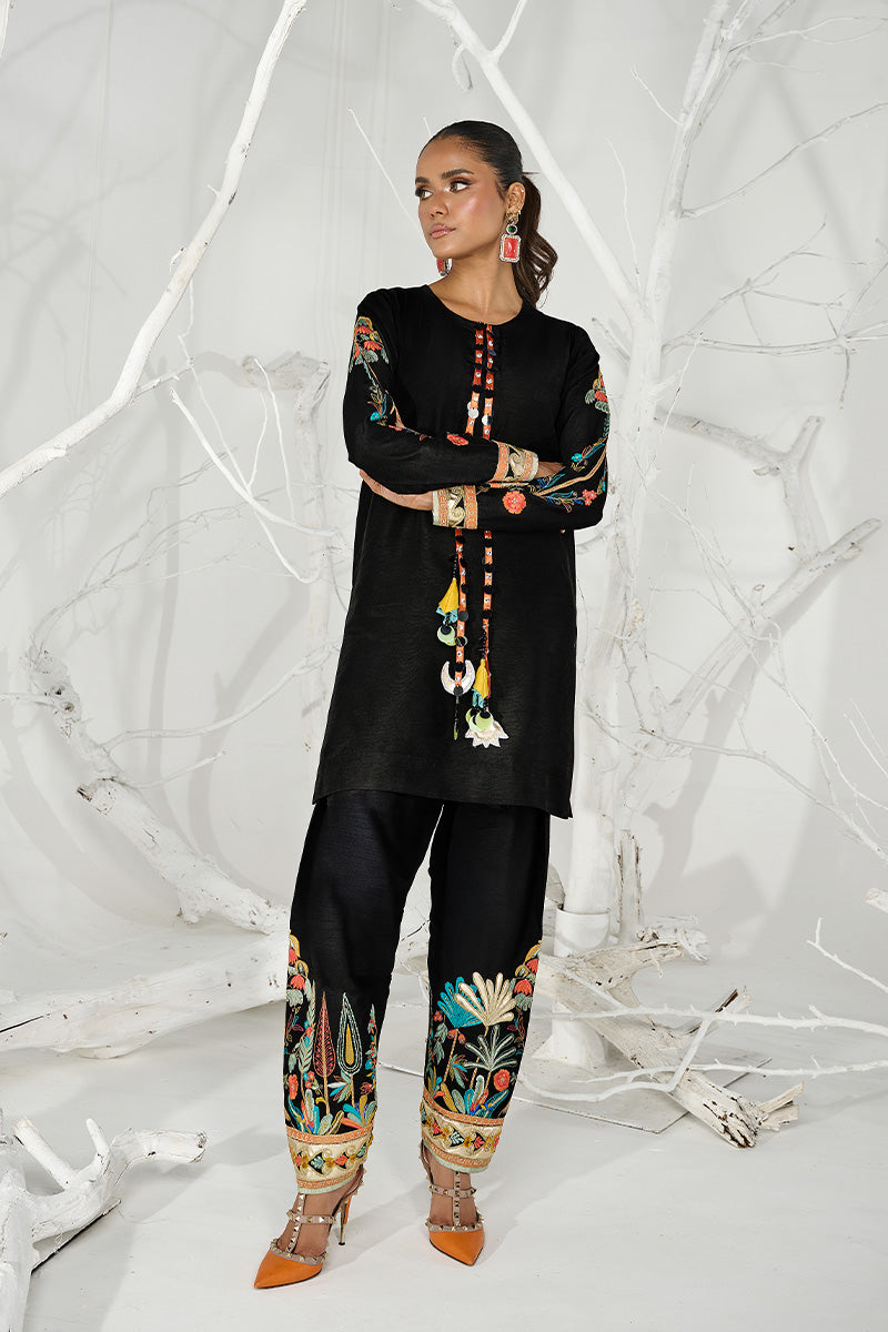 Wardha Saleem | Zimal Silk Edit | Siba by Wardha Saleem - Designer Dress  - Type : Ladies Clothes - Available at Libayah - 100% Original 
