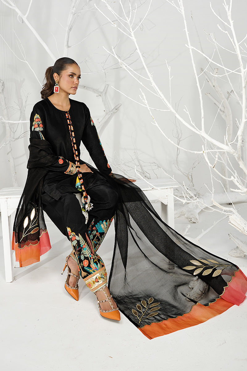 Wardha Saleem | Zimal Silk Edit | Siba by Wardha Saleem - Designer Dress  - Type : Ladies Clothes - Available at Libayah - 100% Original 
