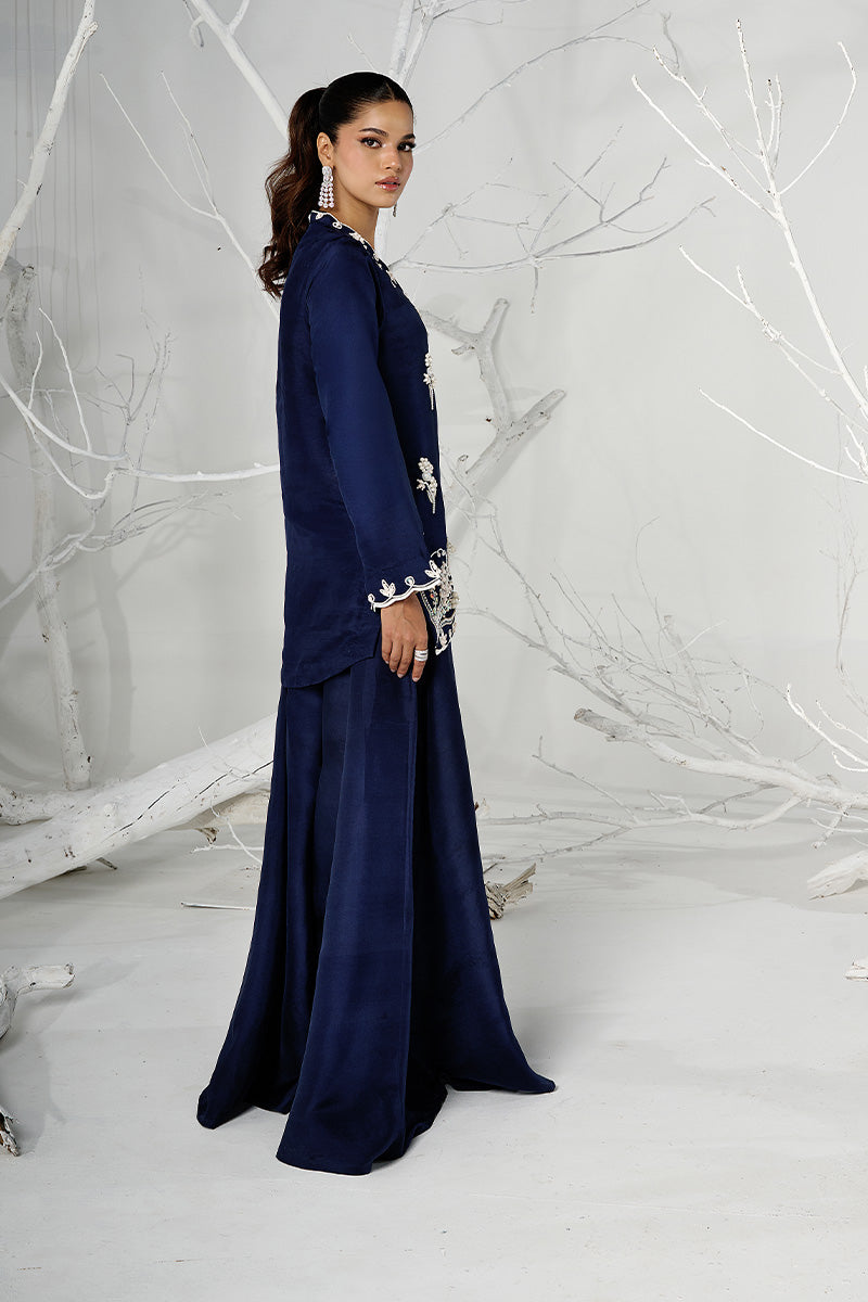 Wardha Saleem | Zimal Silk Edit | Lilia (Pure Raw-Silk) by Wardha Saleem - Designer Dress  - Type : Ladies Clothes - Available at Libayah - 100% Original 