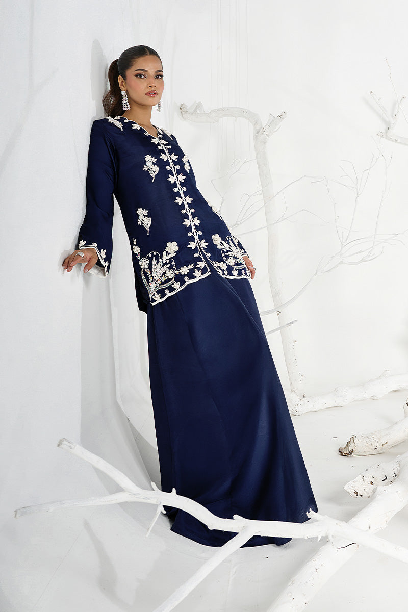 Wardha Saleem | Zimal Silk Edit | Lilia (Pure Raw-Silk) by Wardha Saleem - Designer Dress  - Type : Ladies Clothes - Available at Libayah - 100% Original 