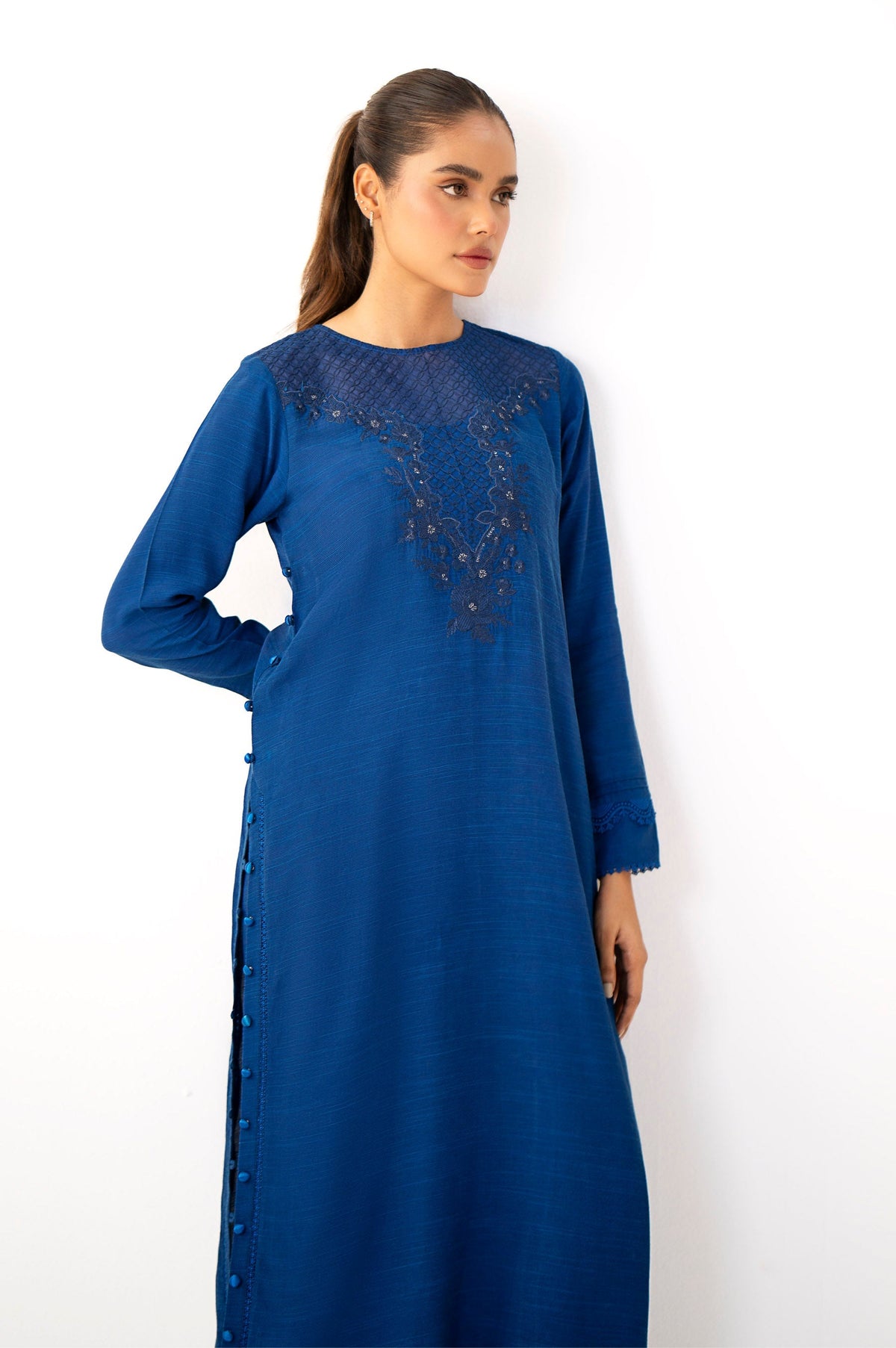 Zeen | Winter Collection | Raw Silk 05 by Zeen - Designer Dress - Type: Ladies Clothes - Available at Libayah - 100% Original
