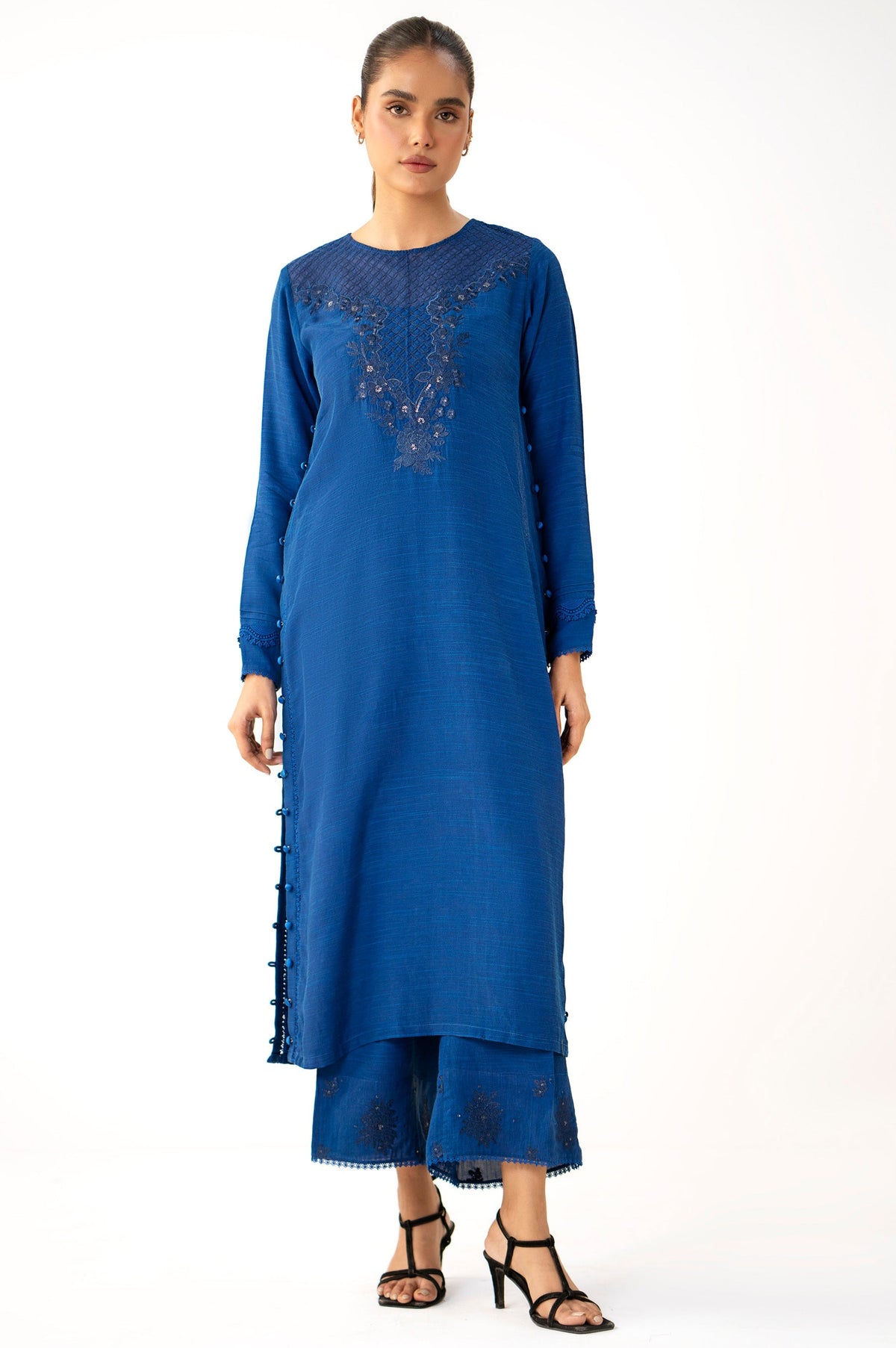 Zeen | Winter Collection | Raw Silk 05 by Zeen - Designer Dress - Type: Ladies Clothes - Available at Libayah - 100% Original